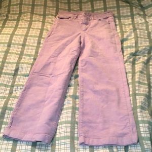 Purple art class corduroy jeans side kids 10
